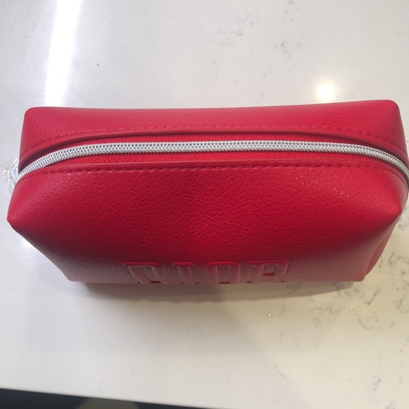 Dior Beauty Red Logo Makeup Bag - Picture 4 of 5